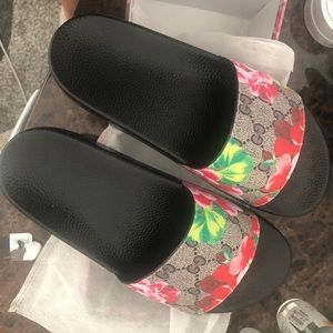 GG BLOOMS SUPREME slide sandals